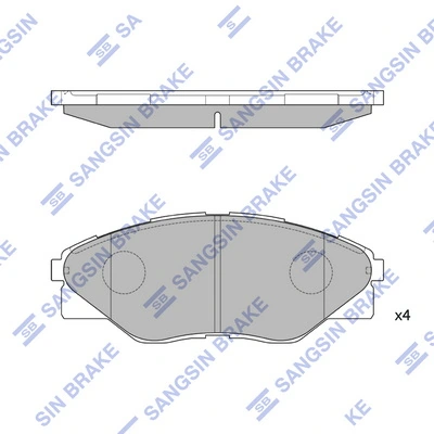 Колодки Toyota 044650K290 цена, от 15.36 USD