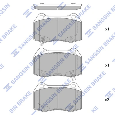 5151249 Ford Колодки передние