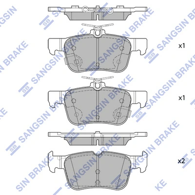Колодки тормозные дисковые комплект на Ford Focus IV HN