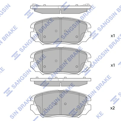 Тормозные колодки Aplus 71300BAAP