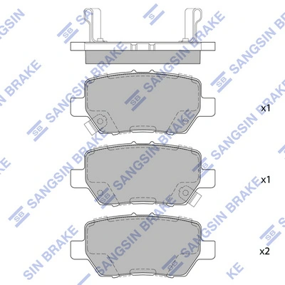 QE0929S Q-top Колодки тормозные дисковые комплект