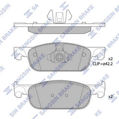 Колодки Renault LOGAN II седан (L52) (2012 - 2026) цена, от 28.70 USD