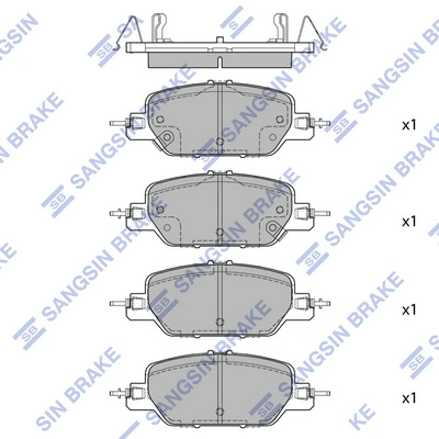 Купить PN8817 Nibk Колодки тормозные задние, дисковые