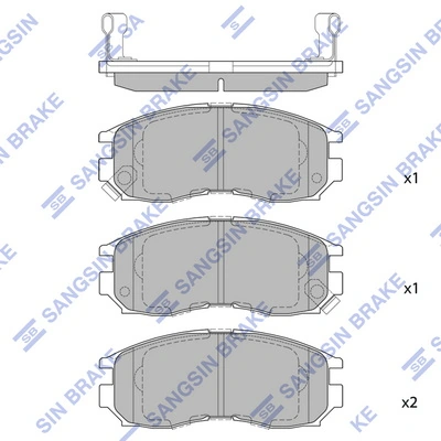 Колодки Chrysler MB895072 цена, от 18.47 USD