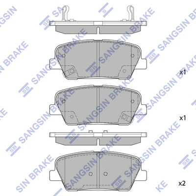 Купить 161916 Power Stop Колодки тормозные задние, дисковые