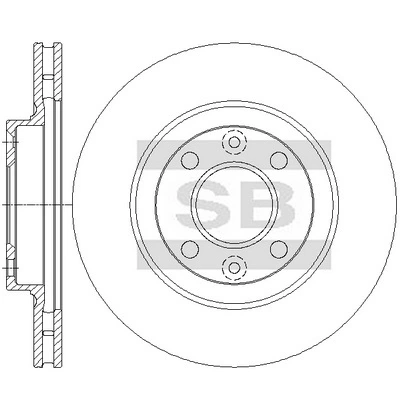 Передние тормозные диски BRRF206 Ford