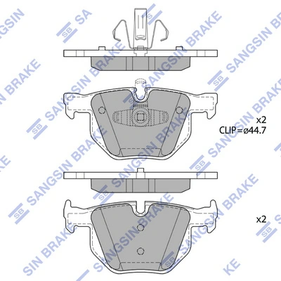 Купить 8660005127 Renault (RVI) Колодки тормозные задние, дисковые