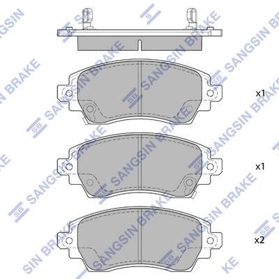 Купить L0238 PSP Колодки тормозные