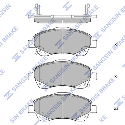 Колодки AYD 1160132BA цена, от 24.50 USD
