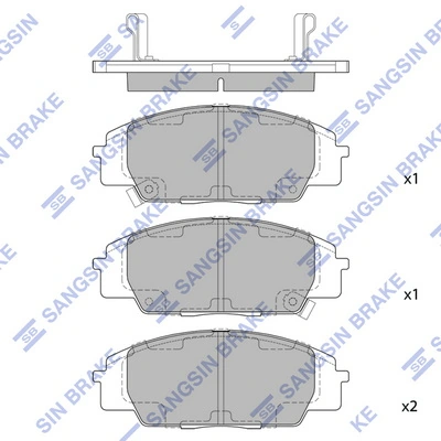 Купить 986494311 Bosch Колодки тормозные