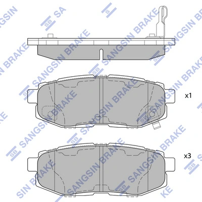 Купить QE0227P Q-top Колодки тормозные задние, дисковые