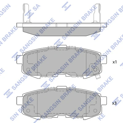 Колодки дисковые  Mazda MPV II минивэн (LW) (1999 - 2006) цена, от 19.55 USD