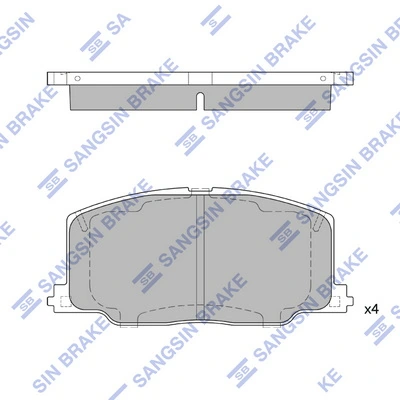 Купить CJ1237LD Lamda Колодки тормозные