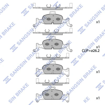 Колодки Power Stop NXE1897 цена, от 60.90 USD