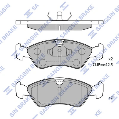 Колодки AMP/Paradowscy BF1112 цена, от 11.08 USD