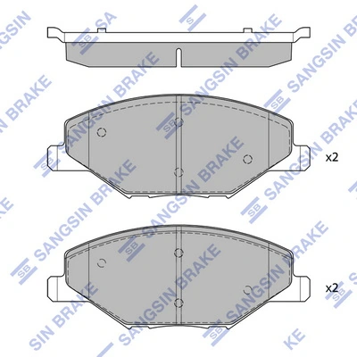 Купить D399SM Dafmi Колодки тормозные