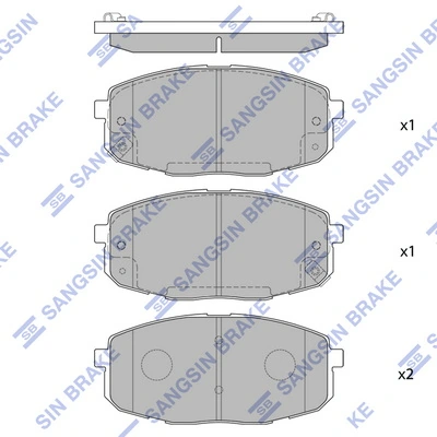 Тормозные колодки Dainton D160009