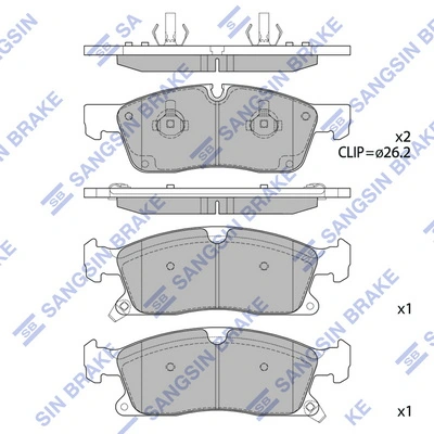 Тормозные колодки Power Stop 161904A