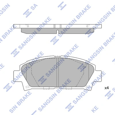 Купить CJ1263TOKO Toko cars Колодки тормозные