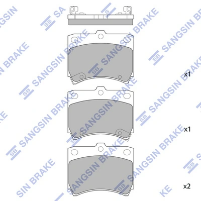 Колодки Kashiyama C13032 цена, от 8.88 USD