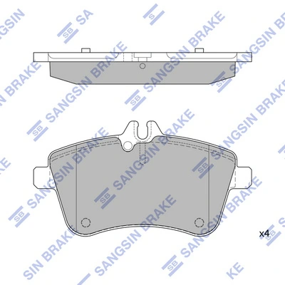 302475 VALEO Колодки передние