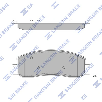 BR1631 Ford Колодки передние