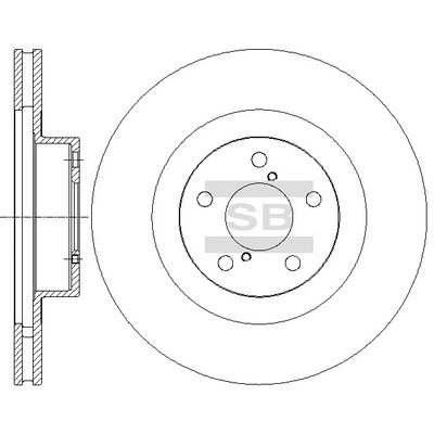 Disco do freio dianteiro Subaru Impreza 1 GC