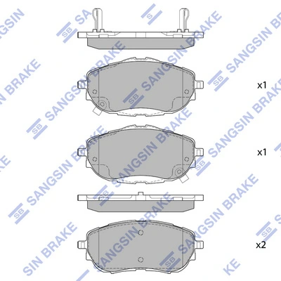 Колодки Hankook Frixa FPE156 цена, от 30.82 USD