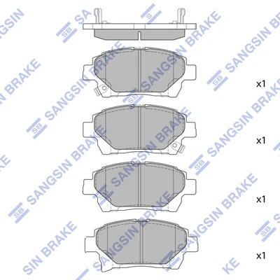 986494333 Bosch Колодки передние