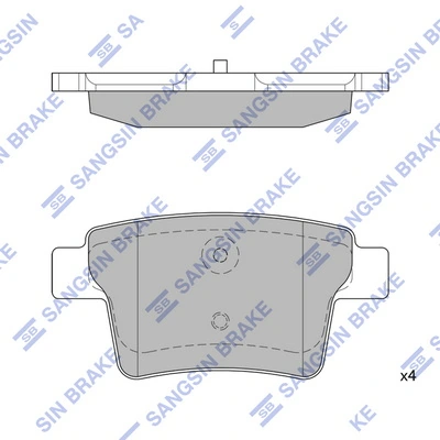 C2S52081 Jaguar Колодки тормозные дисковые комплект