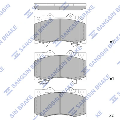 Колодки Nissan Patrol внедорожник (Y62) (2010 - 2026) цена, от 40.71 USD