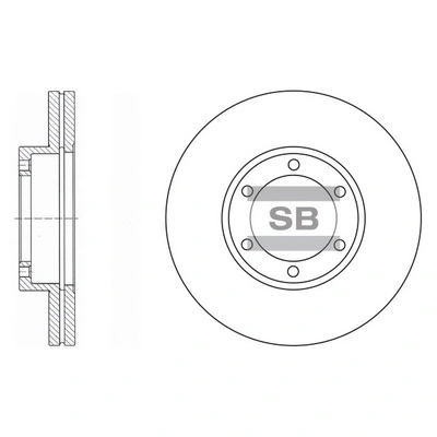 0K73F33251 Hyundai/Kia Диск тормозной передний