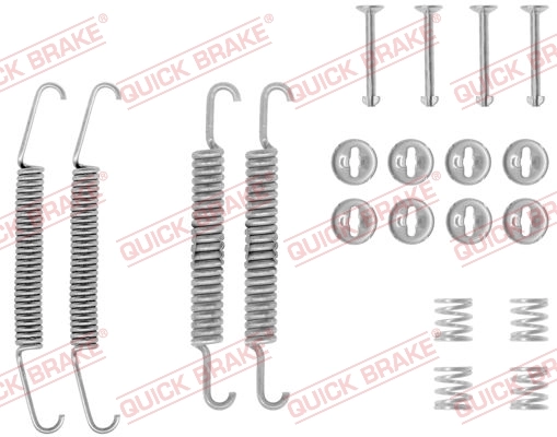 Установочный комплект задних барабанных колодок Fiat/Alfa/Lancia 7550548 цена, от 5.45 USD