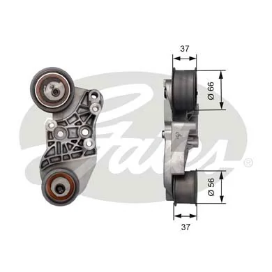 55321MG Maxgear Ролик натяжителя ремня ГРМ