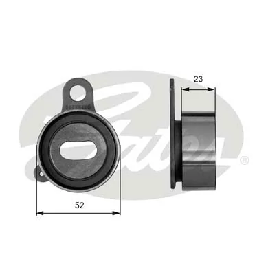 Ролик натяжителя ремня газораспределения Gates T41066 цена, от 13.30 USD