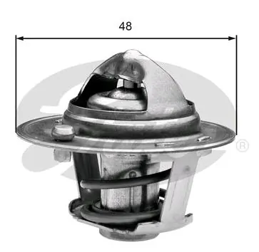 Термостат в корпусе Ford Fiesta COURIER фургон (J5S, J3S) (1996 - 2002) цена, от 8.76 USD