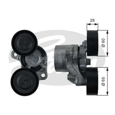 Купить MPQ1248 Magneti Marelli Натяжитель приводного ремня