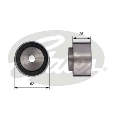 Rolo parasita da correia do mecanismo de distribuição de gás Mazda 323 BG