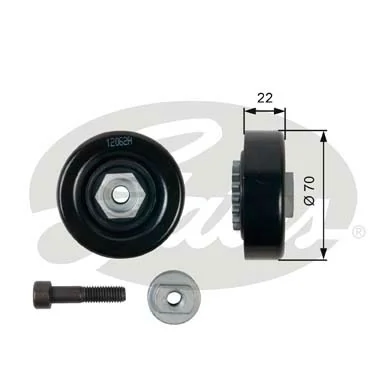 96416331 Opel Ролик натяжителя ремня агрегатов