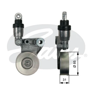 117502W20C Renault (RVI) Натяжитель клинового ремня
