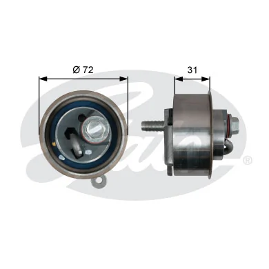 Натяжной ролик ремня ГРМ Q-fix Q1790548 цена, от 48.58 USD