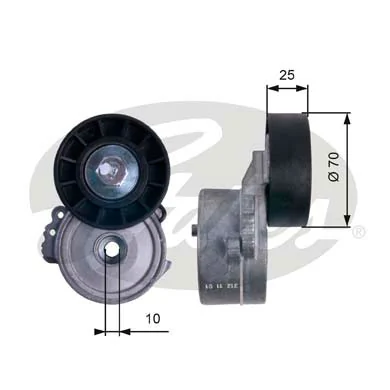 Купить T38477 Gates Натяжной ролик