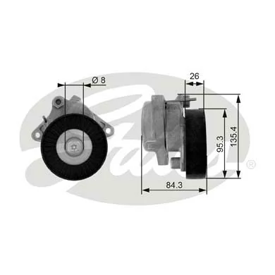 Роликовий модуль натяжителя ремня Hans Pries (Topran) 401404755 цена, от 30.93 USD