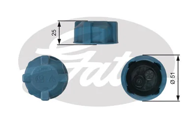  Tampa (tampão) do tanque de expansão Alfa Romeo 147 hatchback (937) (2001 - 2010) 