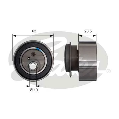 T41091 Gates Ролик натяжителя ремня ГРМ