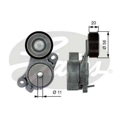 Купить T39040 Gates Натяжной ролик