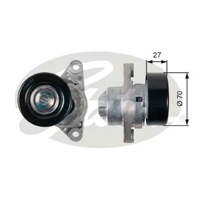 25187591 Opel Натяжитель клинового ремня