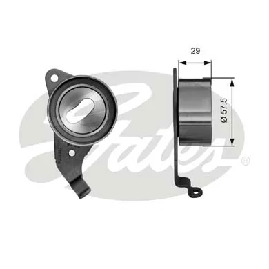 Rolo de reguladora de tensão da correia do mecanismo de distribuição de gás para Toyota RAV4 I Cabrio SXA 10