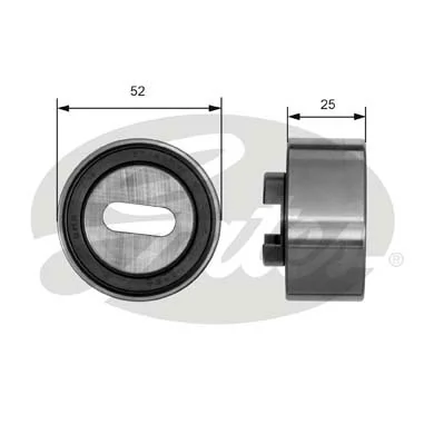 Ролик натяжителя ремня газораспределения VALEO K6129 цена, от 11.61 USD