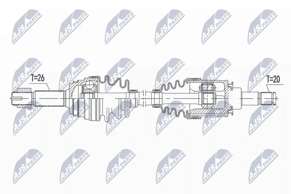 Semieixo traseiro Toyota RAV4 3 A3